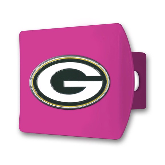 Picture of NFL - Green Bay Packers Color Hitch Cover - Pink