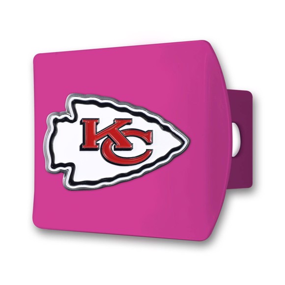 Picture of NFL - Kansas City Chiefs Color Hitch Cover - Pink