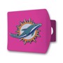 Picture of NFL - Miami Dolphins Color Hitch Cover - Pink