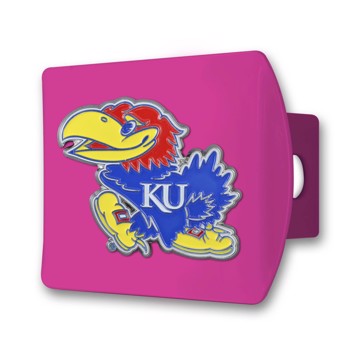 Picture of University of Kansas Color Hitch Cover - Pink