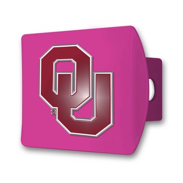 Picture of University of Oklahoma Color Hitch Cover - Pink