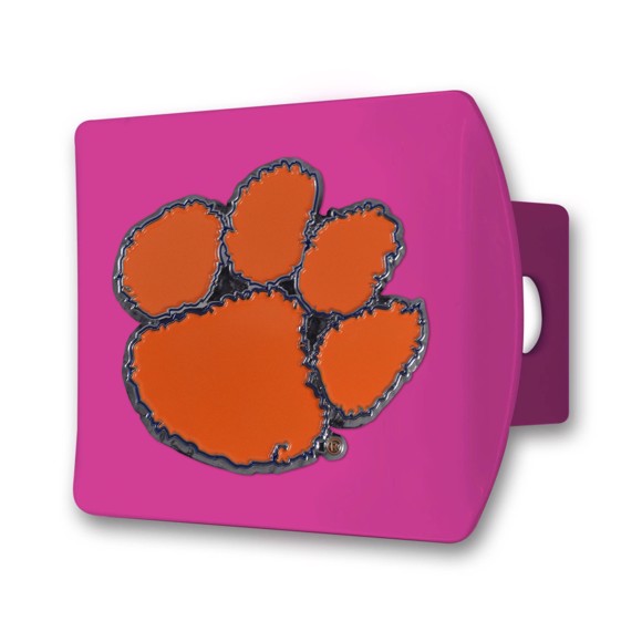 Picture of Clemson University Color Hitch Cover - Pink