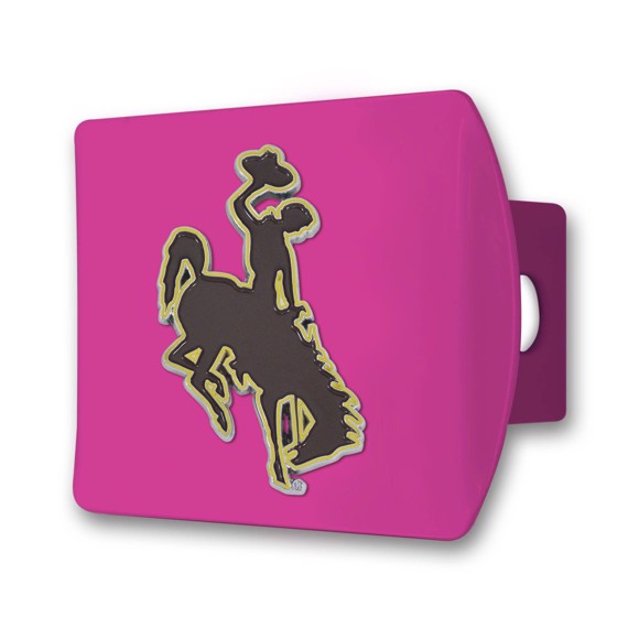 Picture of University of Wyoming Color Hitch Cover - Pink