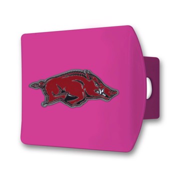 Picture of University of Arkansas Color Hitch Cover - Pink