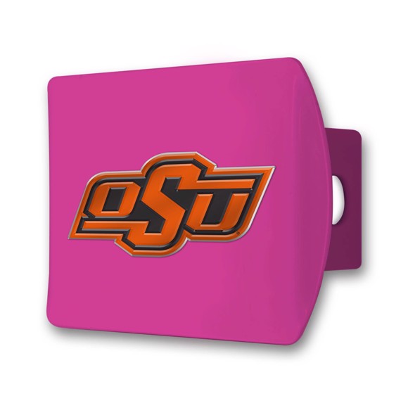 Picture of Oklahoma State University Color Hitch Cover - Pink