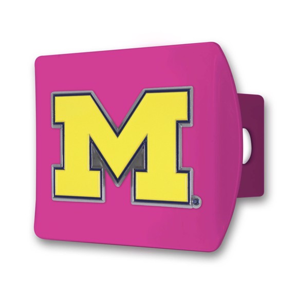 Picture of University of Michigan Color Hitch Cover - Pink