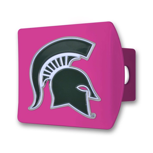 Picture of Michigan State University Color Hitch Cover - Pink