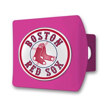 Picture of MLB - Boston Red Sox Color Hitch Cover - Pink