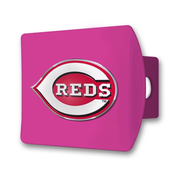 Picture of MLB - Cincinnati Reds Color Hitch Cover - Pink