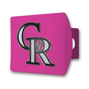 Picture of MLB - Colorado Rockies Color Hitch Cover - Pink