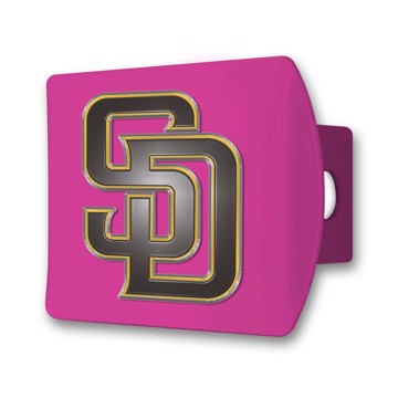 Picture of MLB - San Diego Padres Color Hitch Cover - Pink