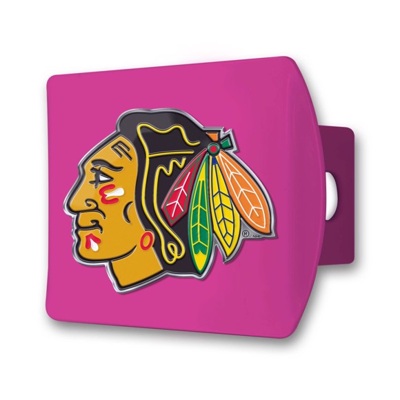 Picture of NHL - Chicago Blackhawks Color Hitch Cover - Pink