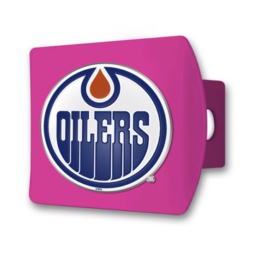 Picture of NHL - Edmonton Oilers Color Hitch Cover - Pink