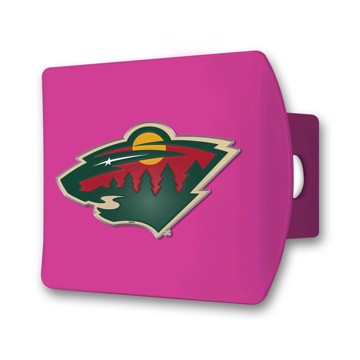 Picture of NHL - Minnesota Wild Color Hitch Cover - Pink