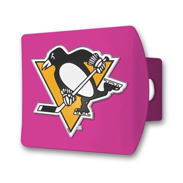 Picture of NHL - Pittsburgh Penguins Color Hitch Cover - Pink
