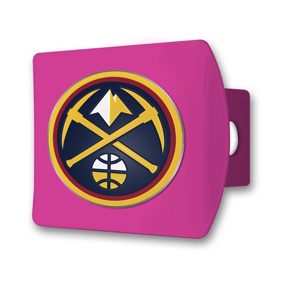 Picture of NBA - Denver Nuggets Color Hitch Cover - Pink