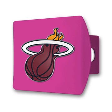 Picture of NBA - Miami Heat Color Hitch Cover - Pink