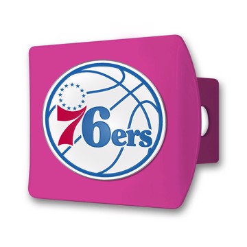 Picture of NBA - Philadelphia 76Ers Color Hitch Cover - Pink