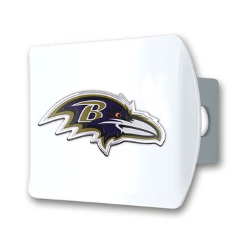 Picture of NFL - Baltimore Ravens Color Hitch Cover - White