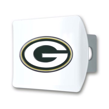 Picture of NFL - Green Bay Packers Color Hitch Cover - White