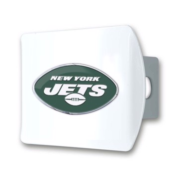 Picture of NFL - New York Jets Color Hitch Cover - White