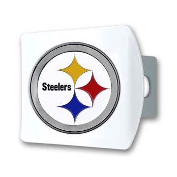 Picture of NFL - Pittsburgh Steelers Color Hitch Cover - White