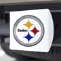 Picture of NFL - Pittsburgh Steelers Color Hitch Cover - White