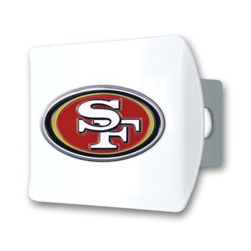 Picture of NFL - San Francisco 49Ers Color Hitch Cover - White