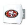 Picture of NFL - San Francisco 49Ers Color Hitch Cover - White