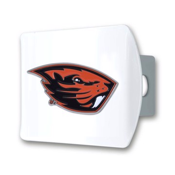 Picture of Oregon State University Color Hitch Cover - White