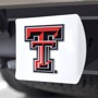 Picture of Texas Tech University Color Hitch Cover - White