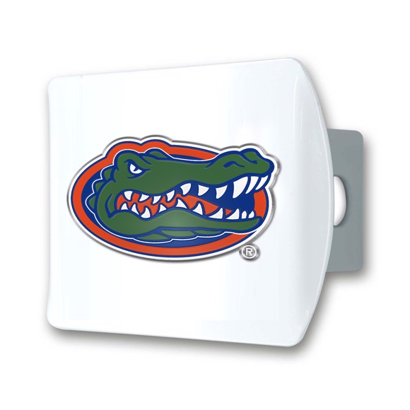 Picture of University of Florida Color Hitch Cover - White