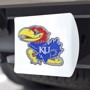 Picture of University of Kansas Color Hitch Cover - White