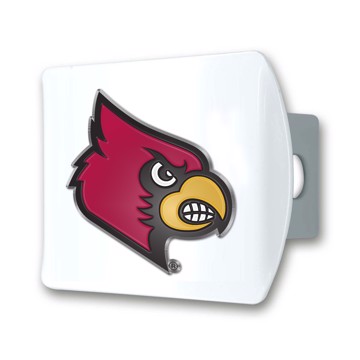 Picture of University of Louisville Color Hitch Cover - White