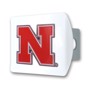 Picture of University of Nebraska Color Hitch Cover - White