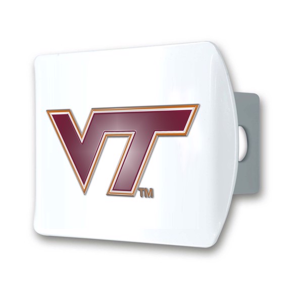 Picture of Virginia Tech Color Hitch Cover - White