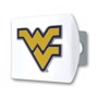 Picture of West Virginia University Color Hitch Cover - White