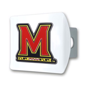 Picture of University of Maryland Color Hitch Cover - White