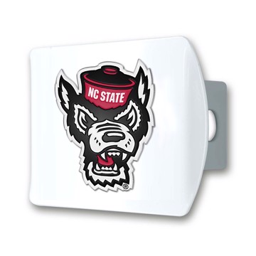 Picture of North Carolina State University Color Hitch Cover - White