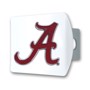 Picture of University of Alabama Color Hitch Cover - White