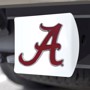 Picture of University of Alabama Color Hitch Cover - White