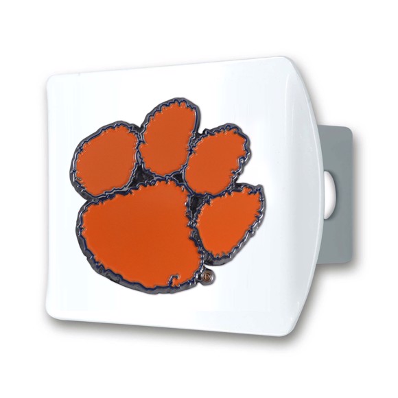 Picture of Clemson University Color Hitch Cover - White