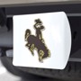 Picture of University of Wyoming Color Hitch Cover - White