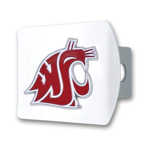 Picture of Washington State University Color Hitch Cover - White