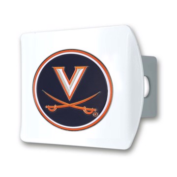 Picture of University of Virginia Color Hitch Cover - White