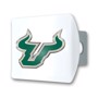 Picture of University of South Florida Color Hitch Cover - White