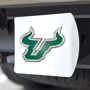 Picture of University of South Florida Color Hitch Cover - White