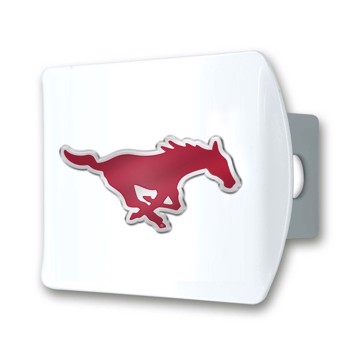 Picture of Southern Methodist University Color Hitch Cover - White