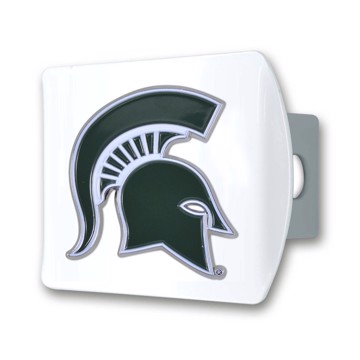 Picture of Michigan State University Color Hitch Cover - White