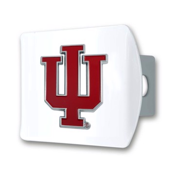 Picture of Indiana University Color Hitch Cover - White